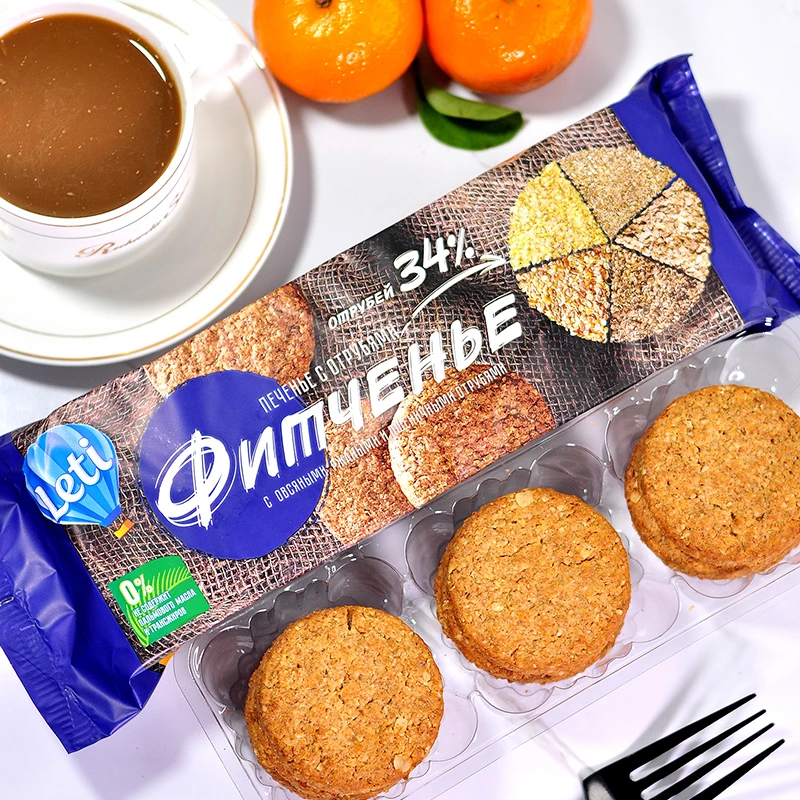 俄罗斯涅夫斯基粗粮/减糖/谷物饼干120克/袋