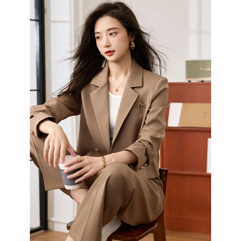 苏醒的乐园2024年春季新款时尚连衣裙气质小西装套装SXTZA23018