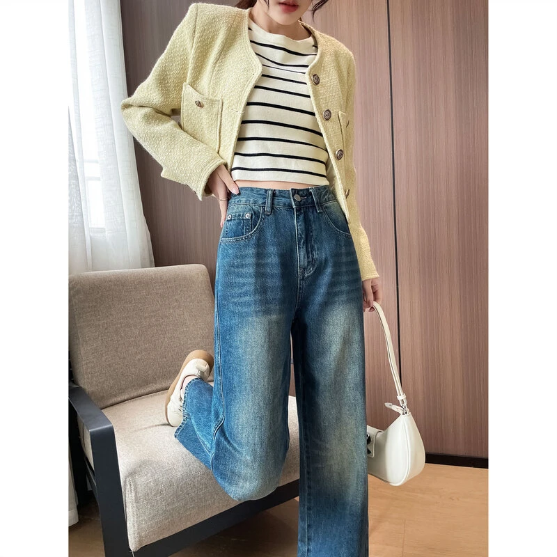 时尚牛仔裤SXK24128