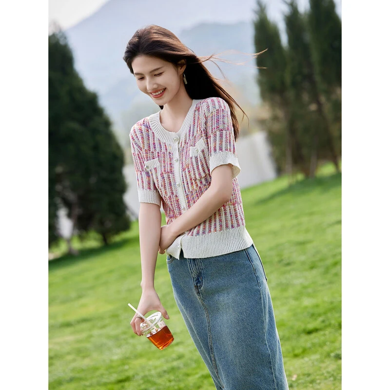 时尚气质针织衫SXZZS24080