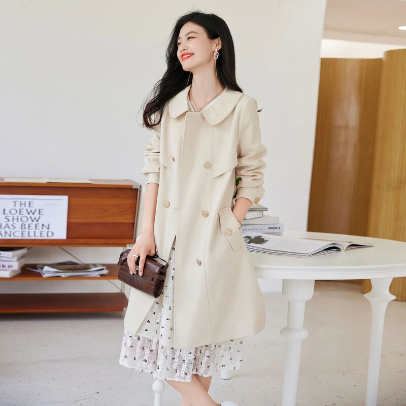 时尚淑女气质风衣外套SXFY22049