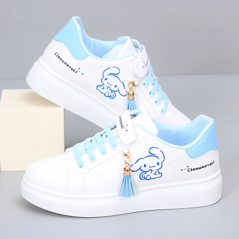 女童小白鞋2025春新款透气少女孩板鞋小学生运动鞋软底儿童鞋单鞋