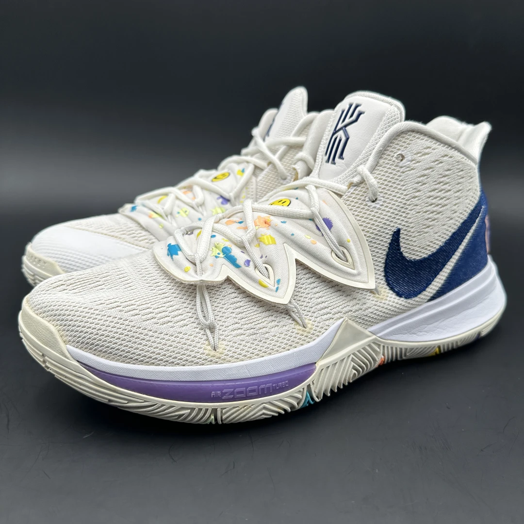 （44码）Nike 欧文5篮球鞋/笑脸/配盒/AO2919-101/公价2559
