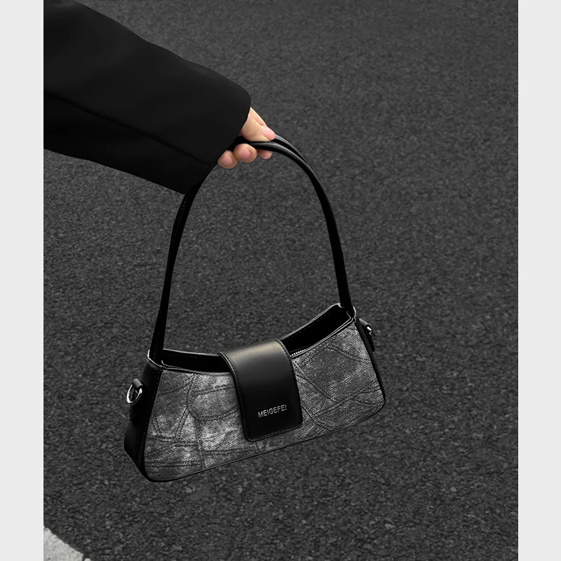 腋下包包女春夏2025新款小众设计复古百搭今年流行爆款单肩斜挎包