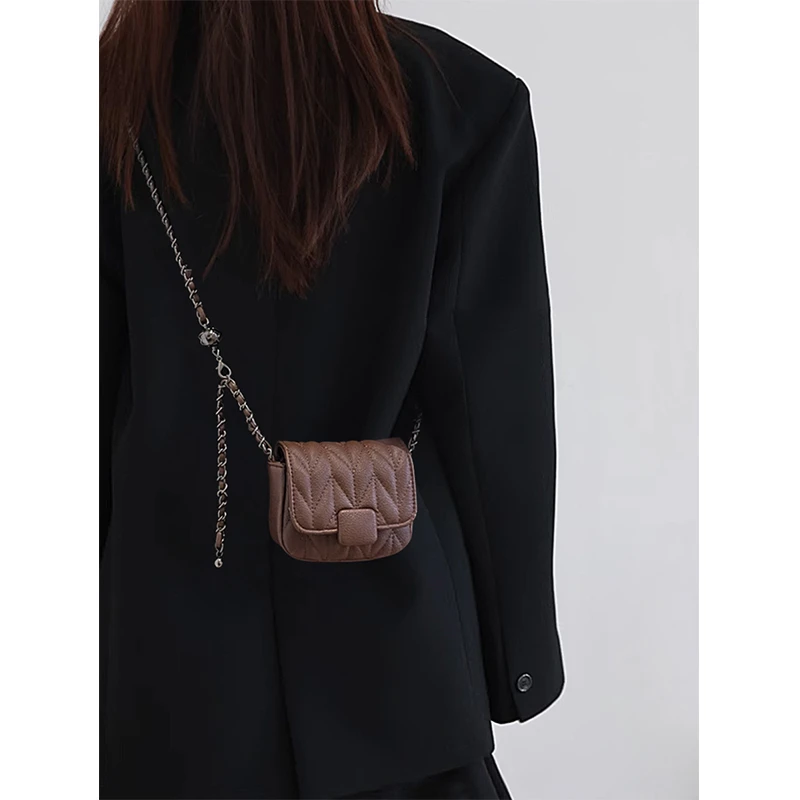 超火精致mini迷你链条小包包女2025新款春夏轻奢小众高级感斜挎包