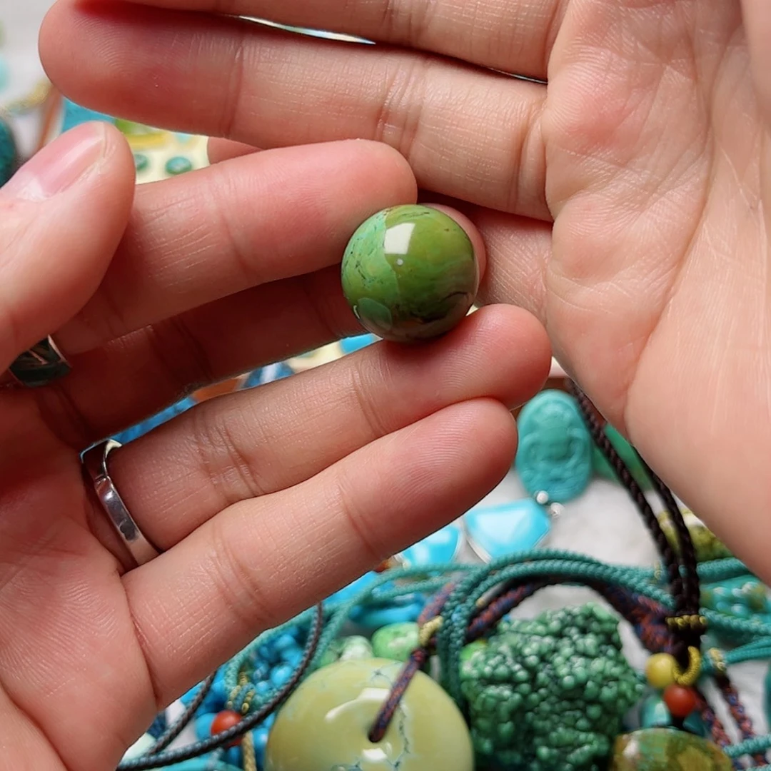 【闪购商品】绿松石珠宝奇石未镶嵌佐****3