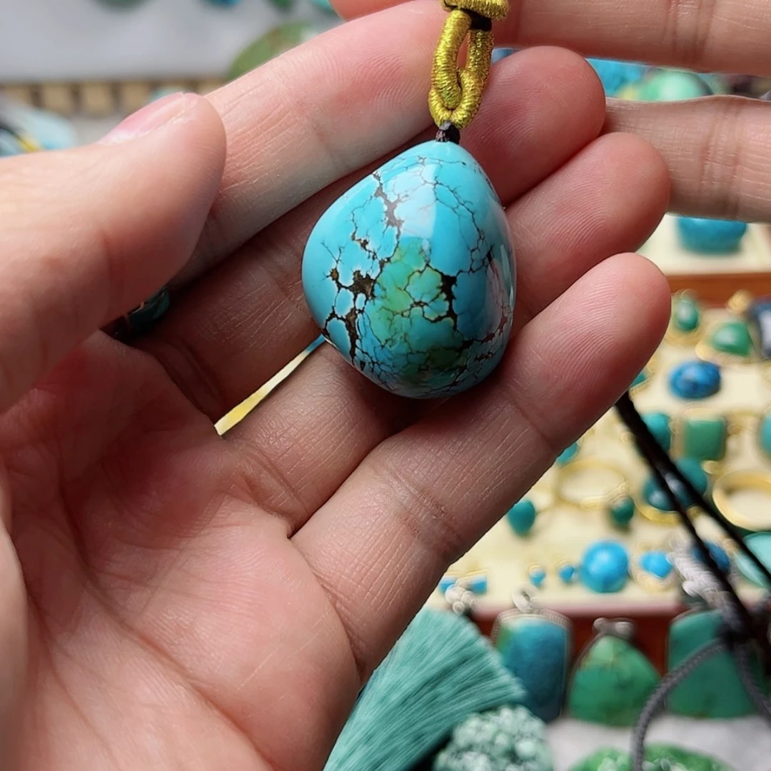 【闪购商品】绿松石珠宝奇石未镶嵌J**迪