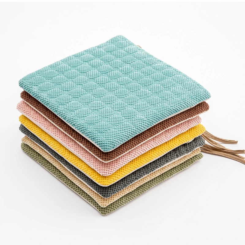 冬季加厚办公室灯芯绒椅子坐垫沙发餐椅垫布艺榻榻米椅垫学生防滑