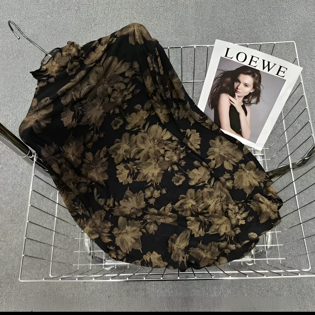 【珊珊家】新品烫金印花堆堆领上衣