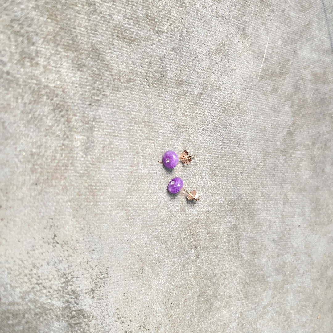 《源舒定制》南非梦幻老料多彩舒俱徕耳钉多样性发一 TF414