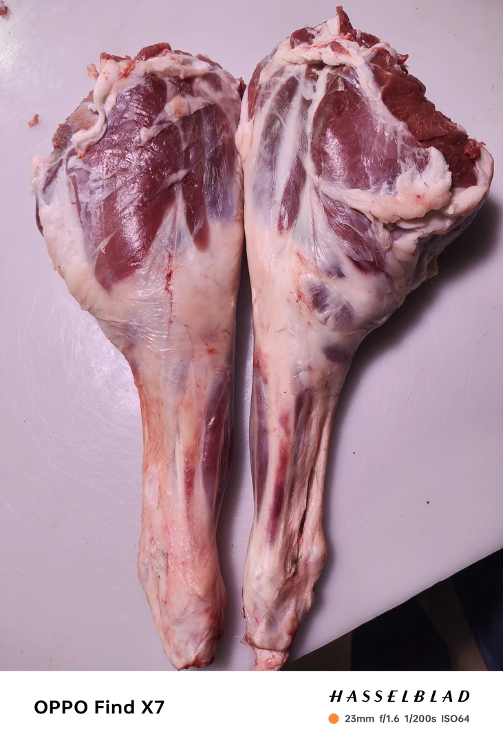 内蒙古大草原带骨羊后腿
