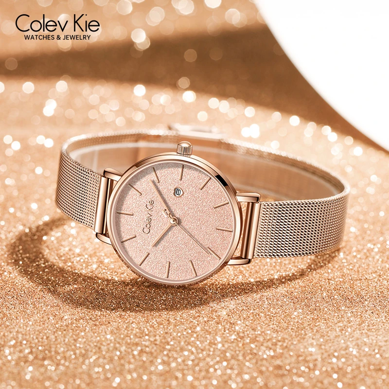 colevkie正品8037女款手表百搭款满天星ins风时尚穿搭女朋友礼物
