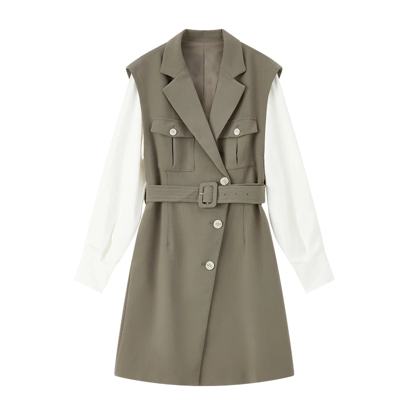 【达人专属】简约气质连衣裙S1230