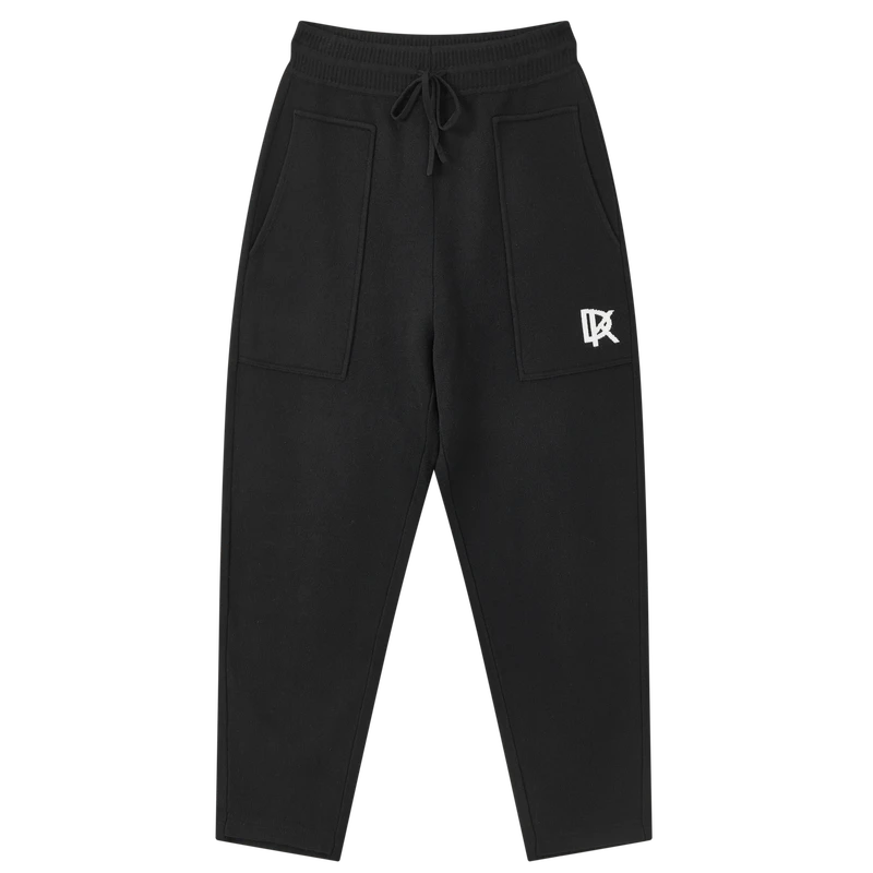 【大叔专属】口袋字母提花针织裤E8538