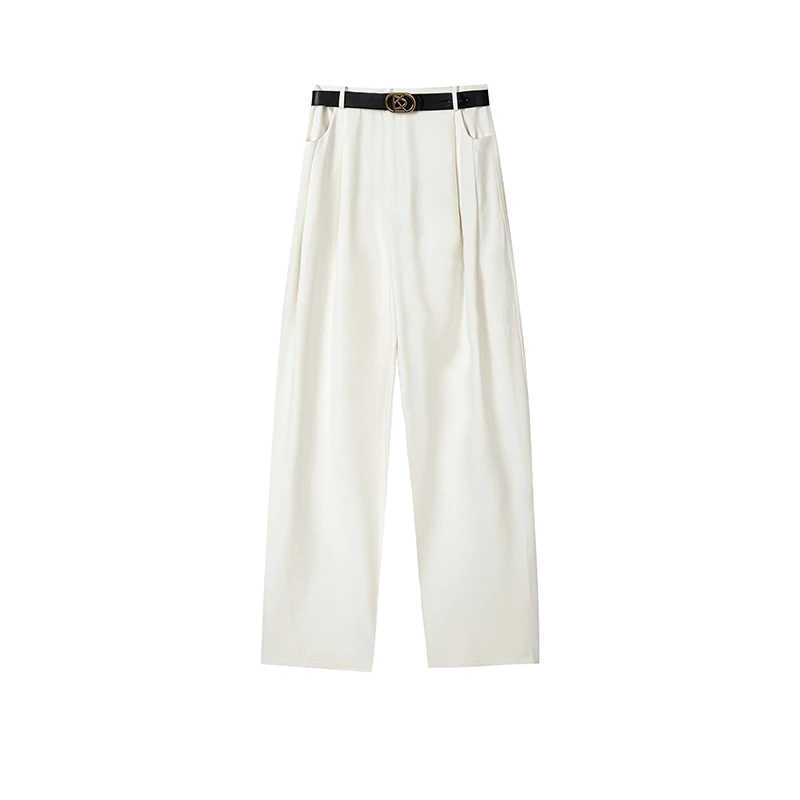 【九月专属】休垂感直筒闲通勤西装裤N1017