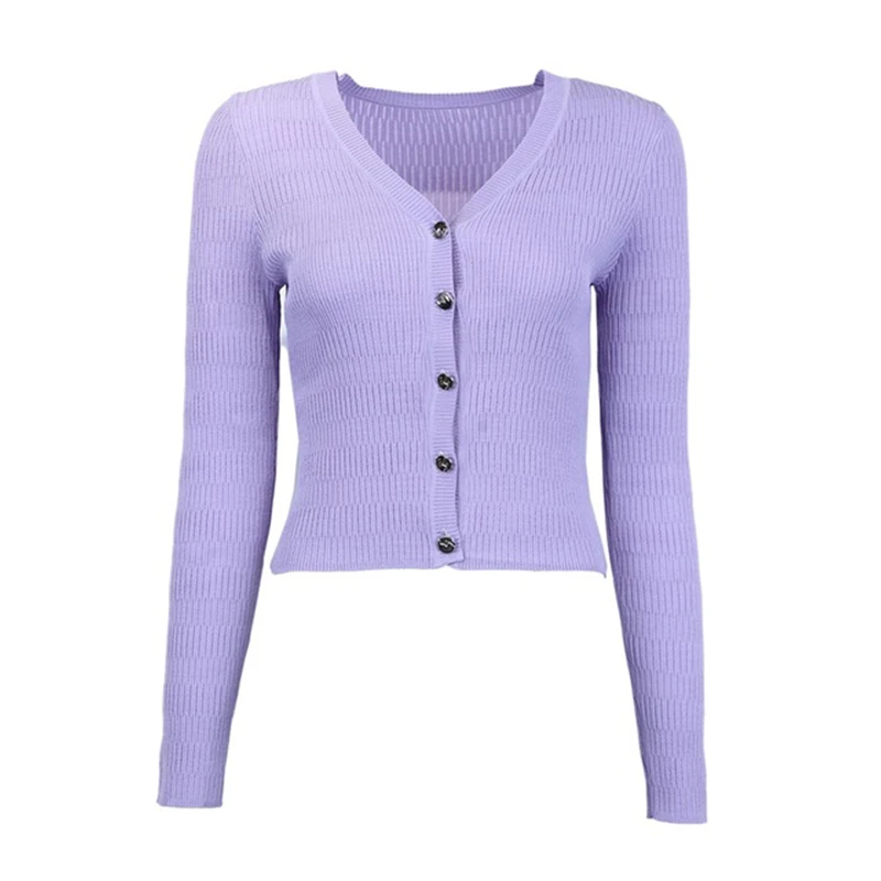 【小花专属】镂空修身针织开衫N1517