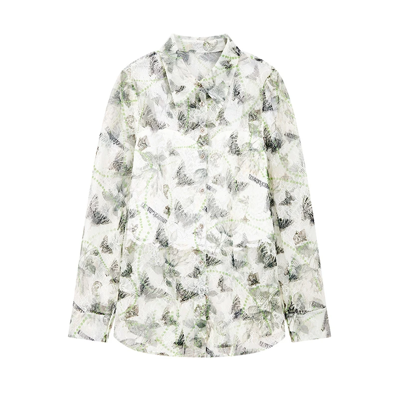 【小花专属】气质优雅蕾丝衬衫内搭时尚洋气法式上衣S1164