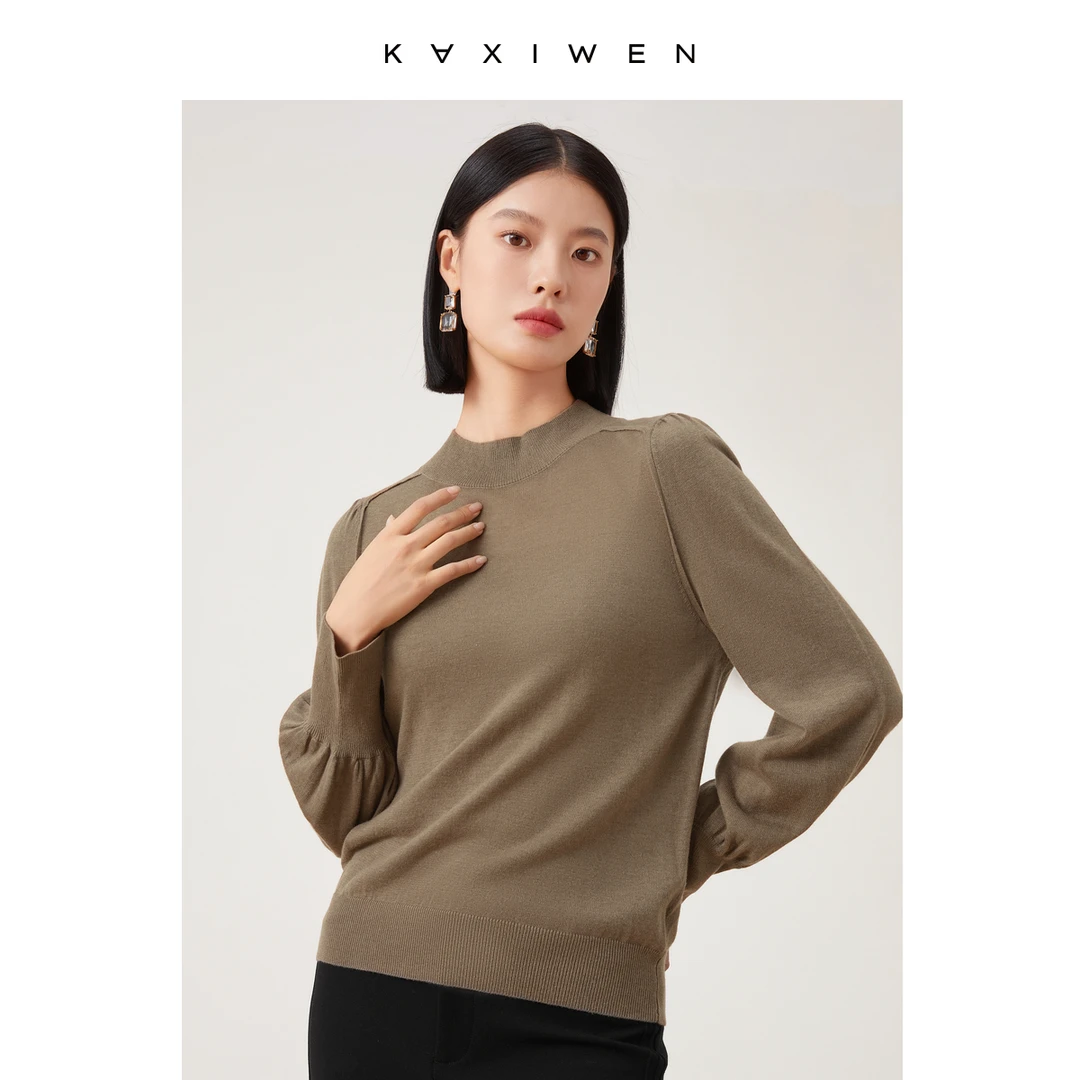 【小花专属】钉珠针织衫气质百搭上衣X09BZE8546