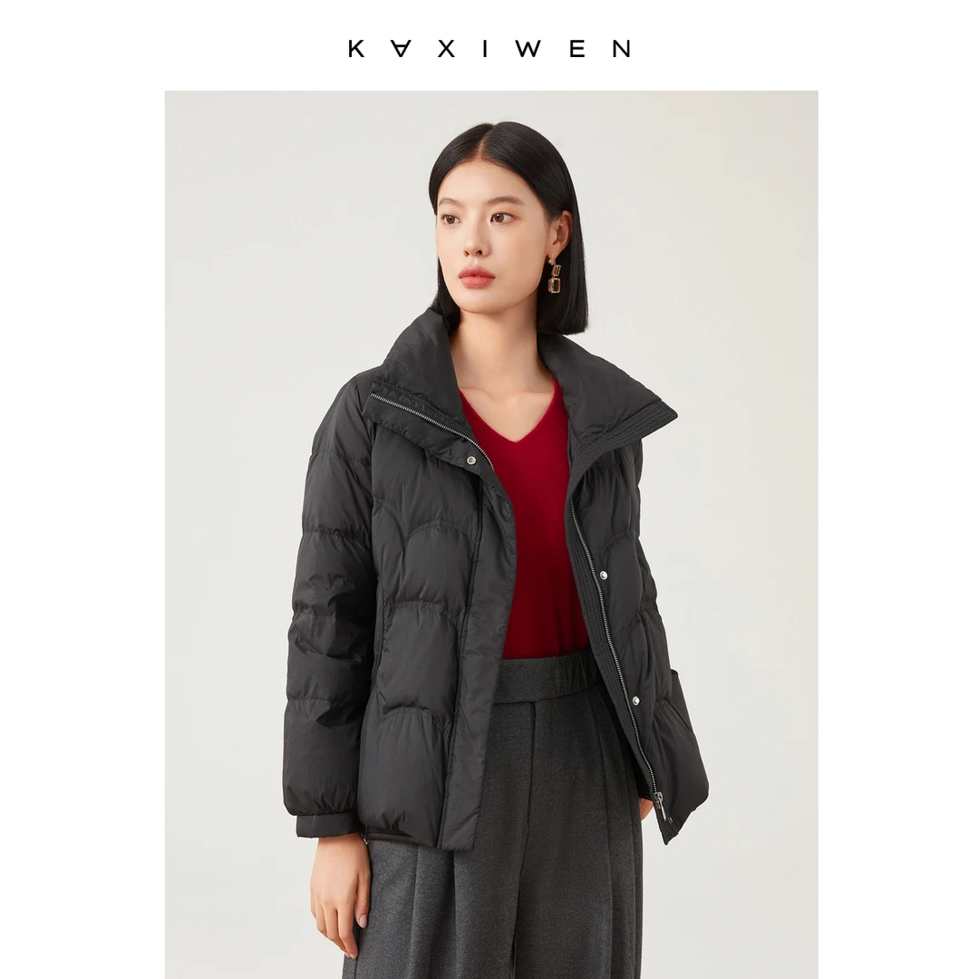 【达人专享】爱心口袋小众设计感羽绒服D09CYS9616