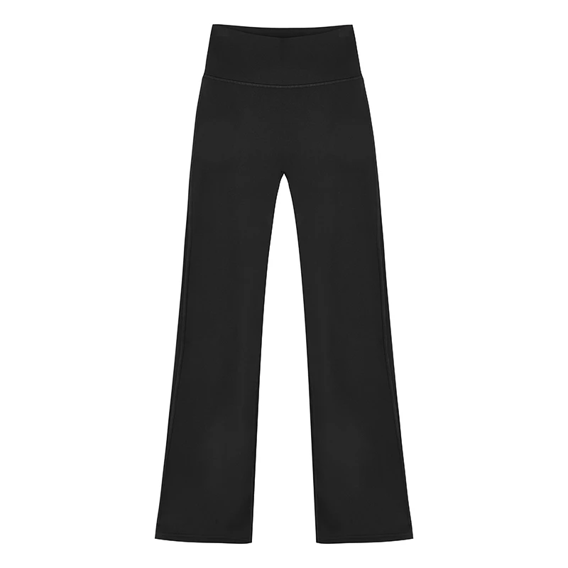 【小北推荐】高腰塑型显瘦瑜伽裤高弹提臀微喇鲨鱼裤D10BKN9748