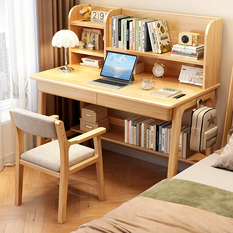 书架家用书桌简约电脑桌桌子桌椅简易书架家用书桌简约电脑桌桌子