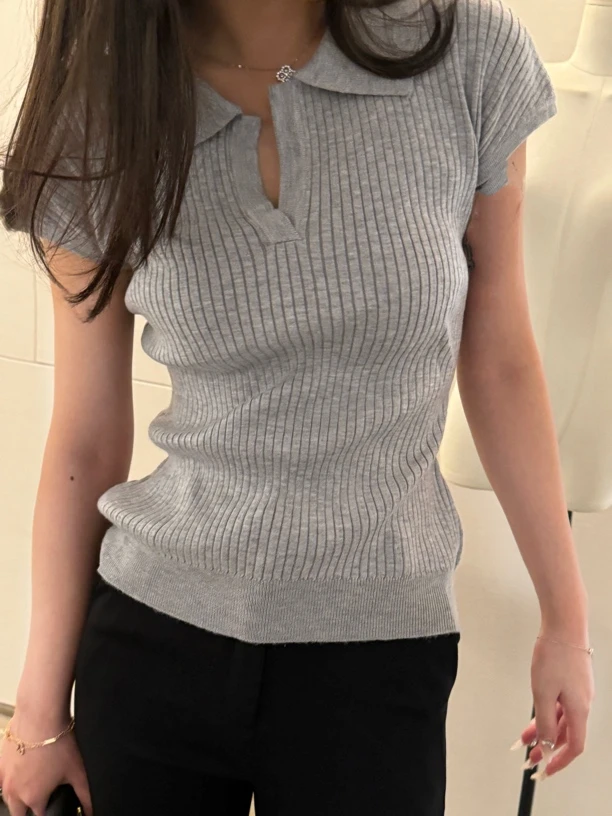 【NO退NO换】琴琴定制「无法抗拒」独家首发韩女针织美腿套装