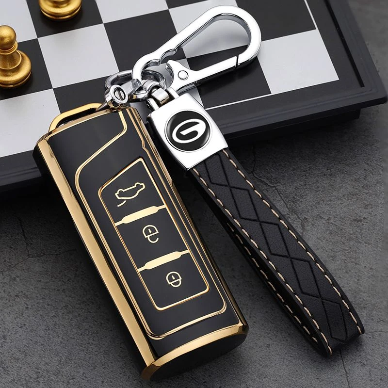 广汽传祺车钥匙套传祺gs7gs8gs4 汽车gags5gs6扣ga8高档包壳时尚