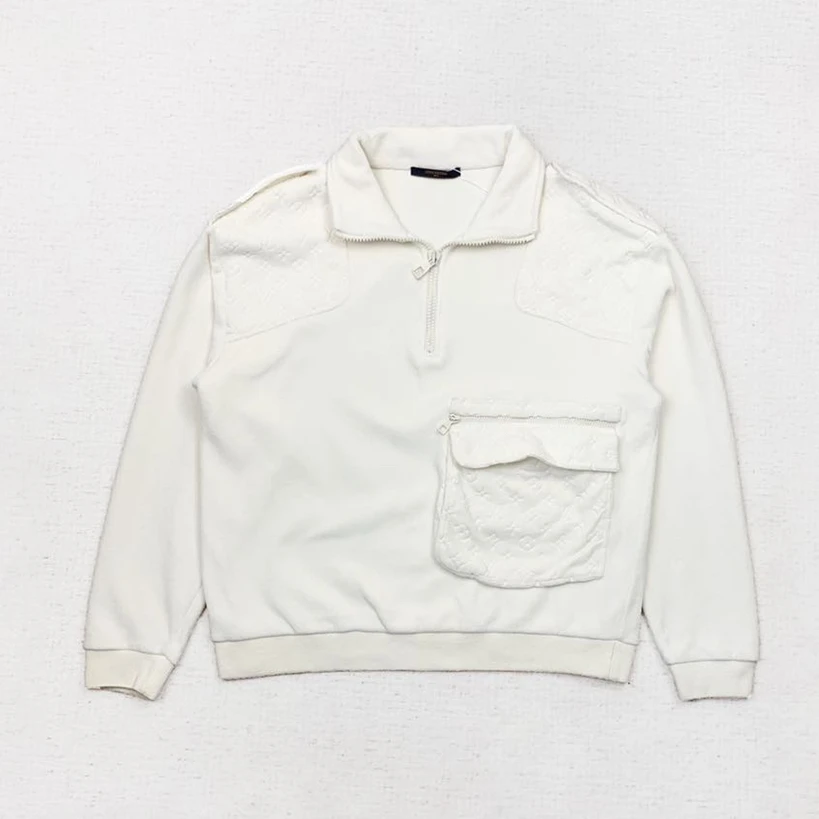 未使用 LouisVuitton/路易威登 lv满印logo卫衣m码编码xb3400