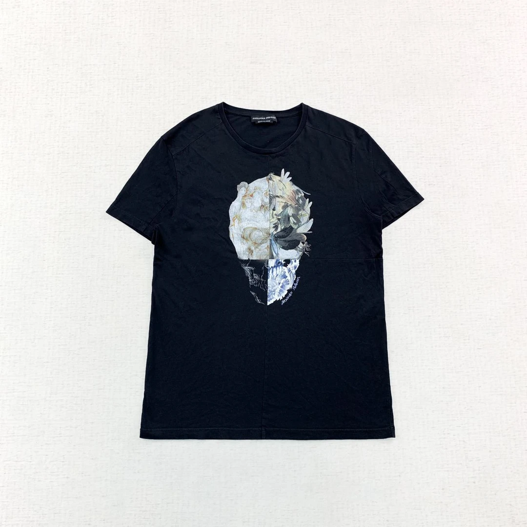 95新 Alexander McQueen/亚历山大·麦昆 四宫格短袖m码编码xb2553