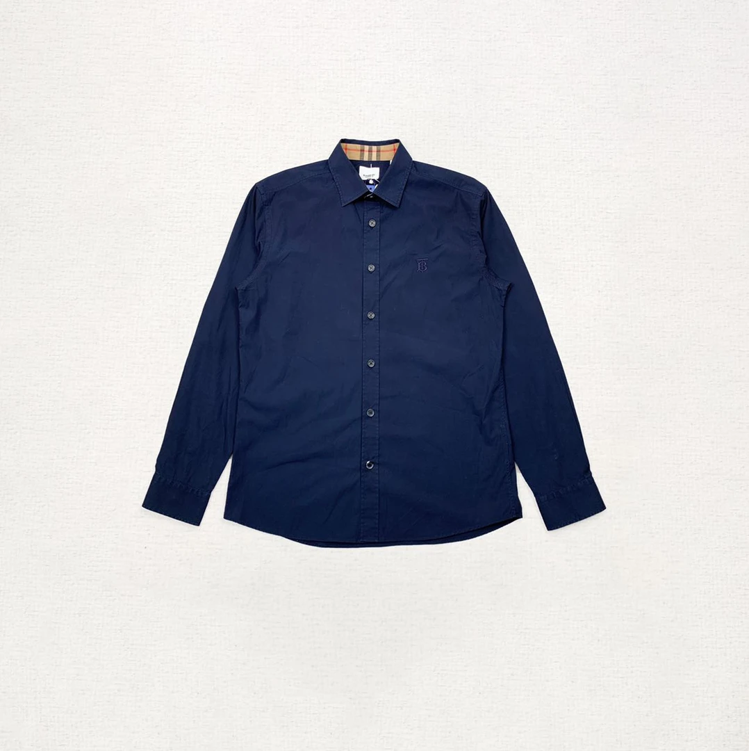 99新  BURBERRY 巴宝莉 经典小logo衬衫m码编码xb3274