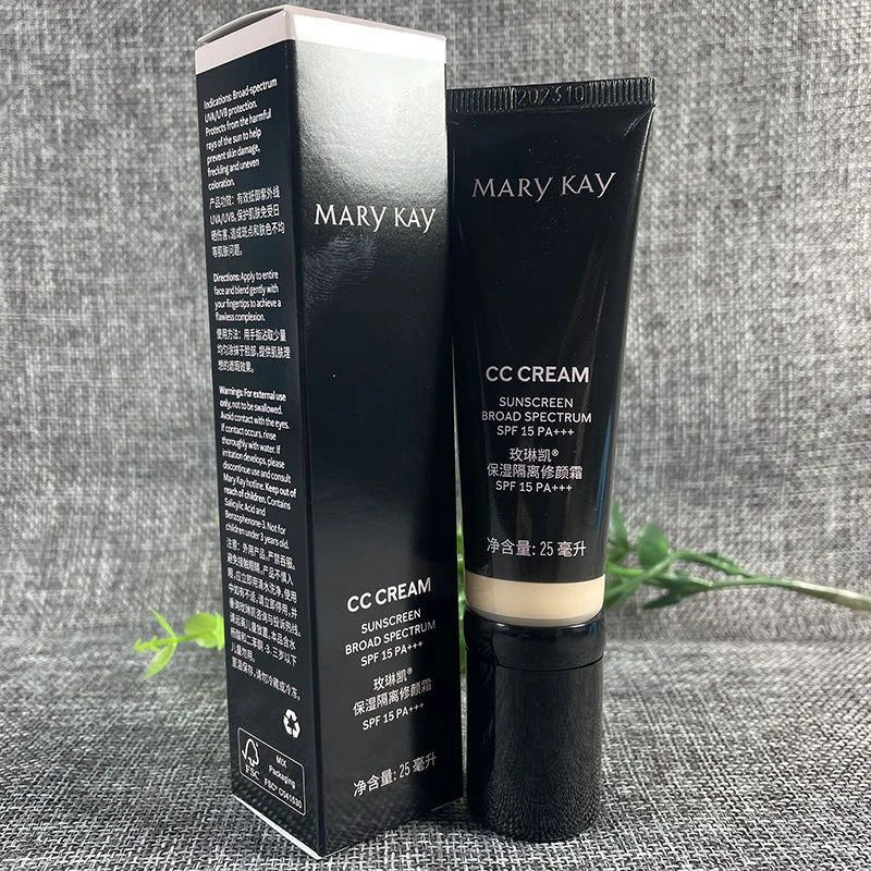 玫琳凯cc霜保湿隔离修颜霜spf15裸妆轻薄提亮粉霜妆前乳隔离正品