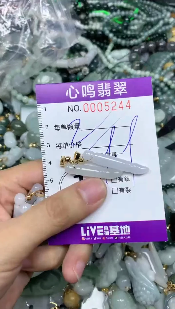【闪购商品】翡翠颈饰未镶嵌闪购005244多样性发其一