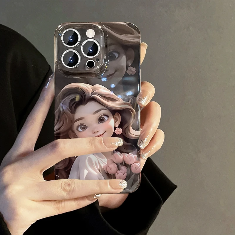 在逃公主苹果11手机壳硬菲林壳OPPO可爱华为mate30小米保护壳女款