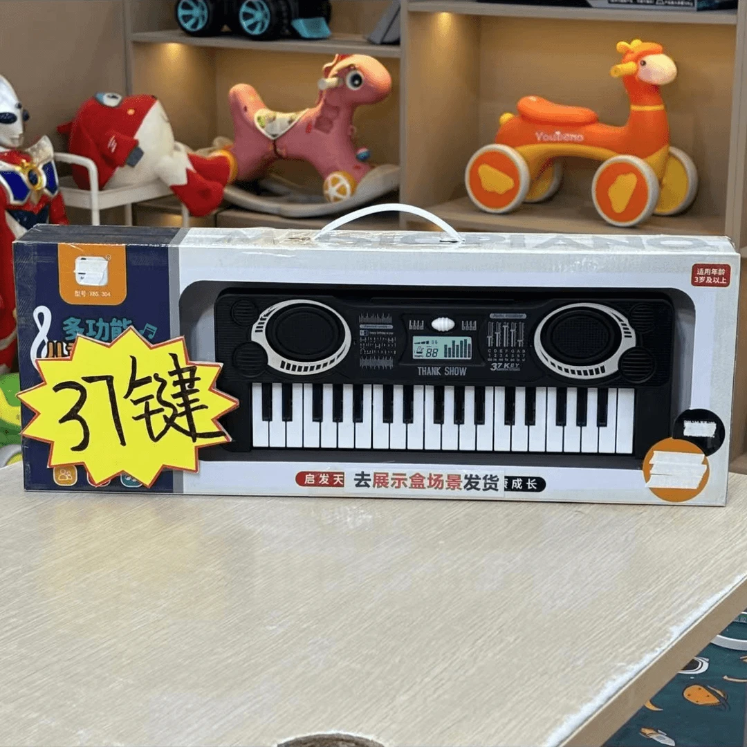 37键多功能电子琴 弹奏音乐钢琴玩具(电商盒发货）