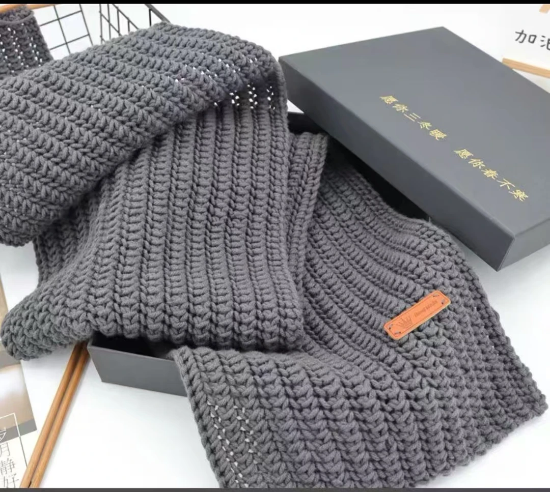8股情人棉围巾线手工编织材料包DIY织围巾帽子送礼物编织材料