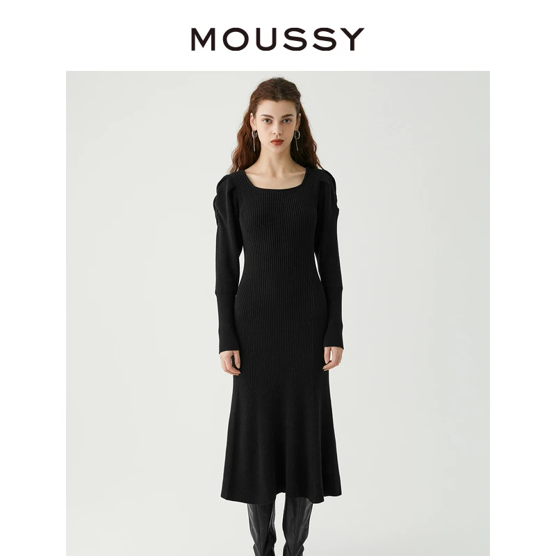 【达人专属】moussy连衣裙010FA770-6440