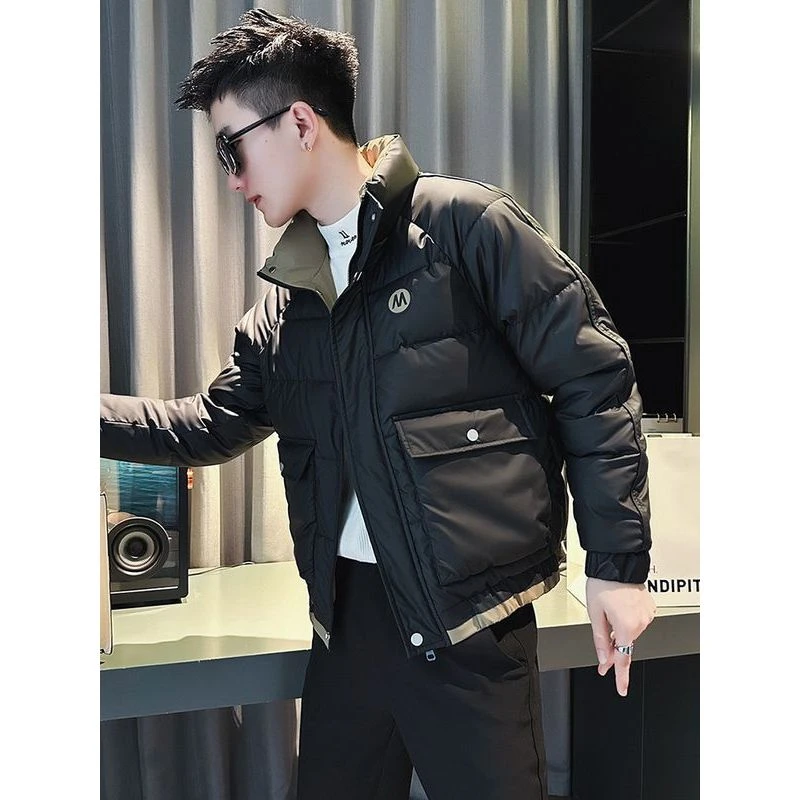 波司登潮牌痞帅工装外套男冬款潮流休闲羽绒羽绒服2023新款男士冬
