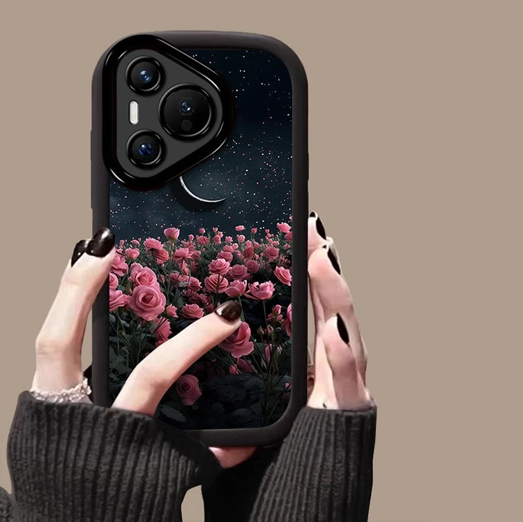 适用华为pura80pro十手机壳p80黑色高级感小众pro+镜头高端ultra