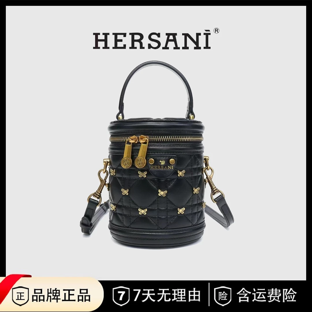HERSANI重工手提水桶包—HS2328黑色