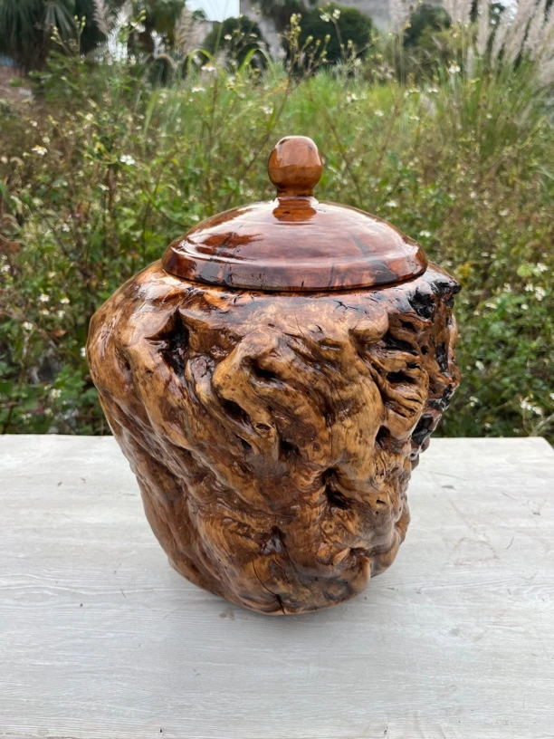 枣木罐，整体无拼接