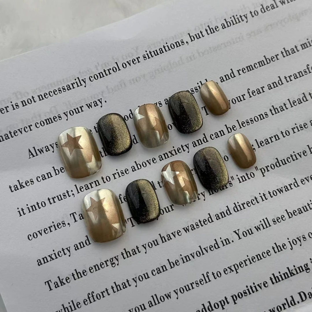 【焦糖咖啡】莱欧手工穿戴甲D9