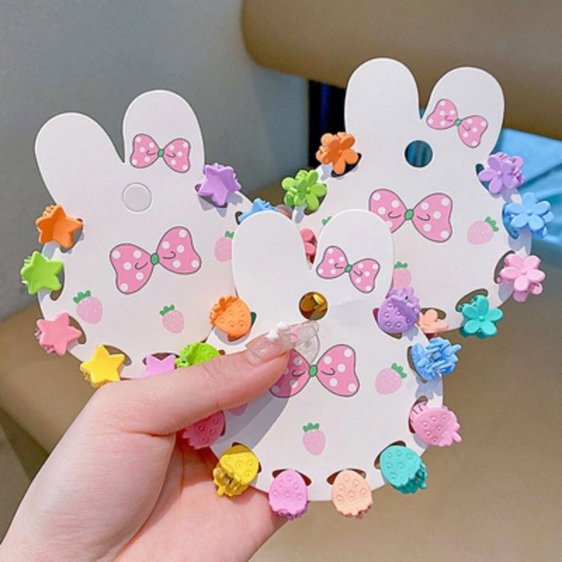 迷你安胺ins卡通发夹儿童甜美编发小抓夹可爱发饰品