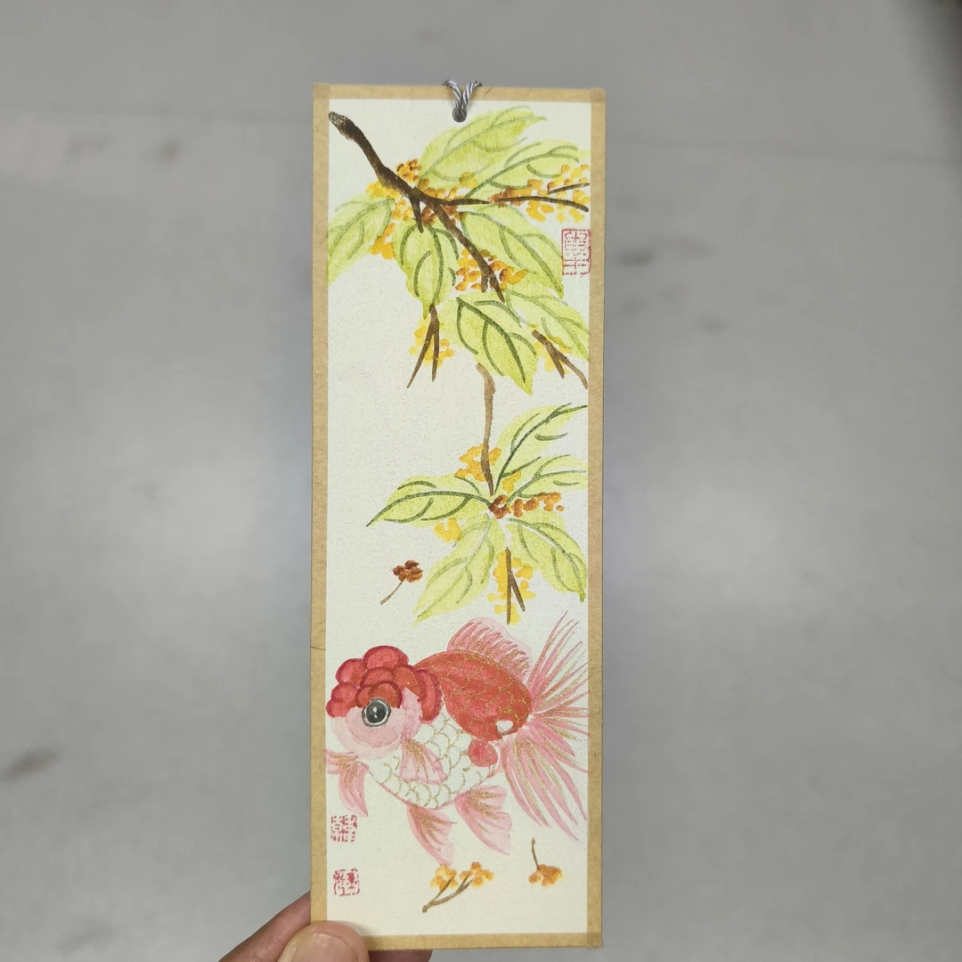 国潮文创桂花鱼小摆台