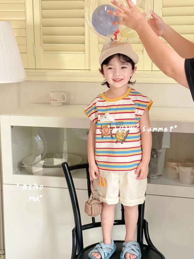 【NO退NO换编码551-600】2024年男童夏款短袖T恤衬衫短裤套装等