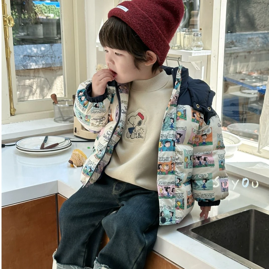 【823/824】2024年冬季SY满印卡通图案印花羽绒服