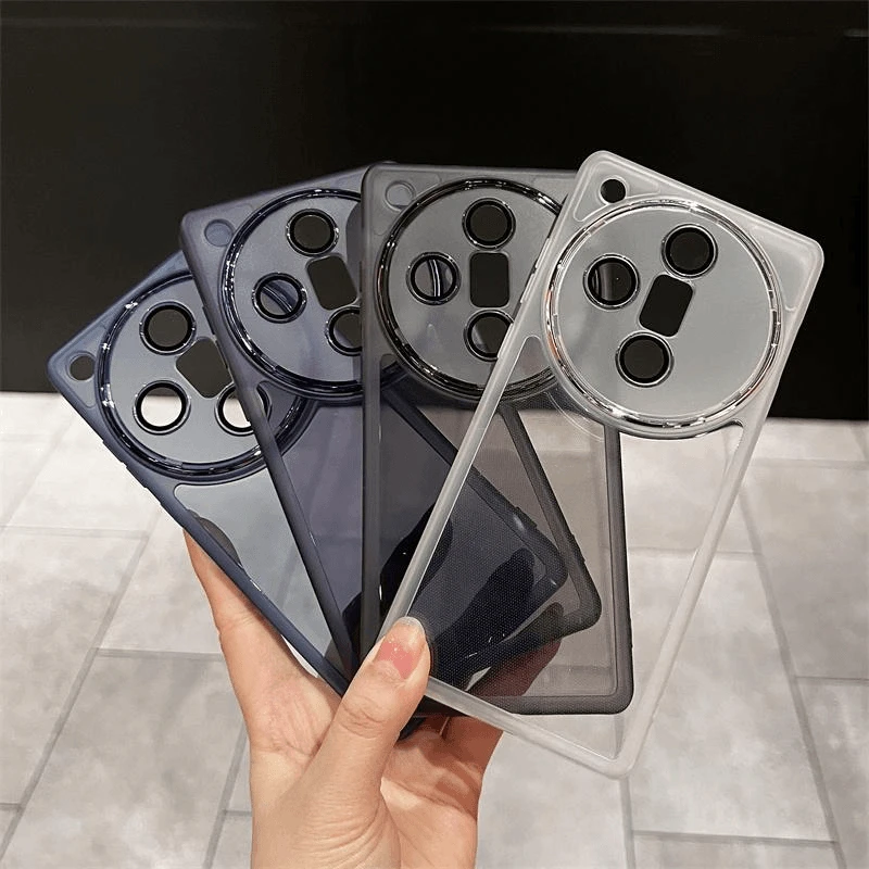 适用oppofindx7手机壳防摔自带镜头膜findx7ultra纯色防摔保护壳