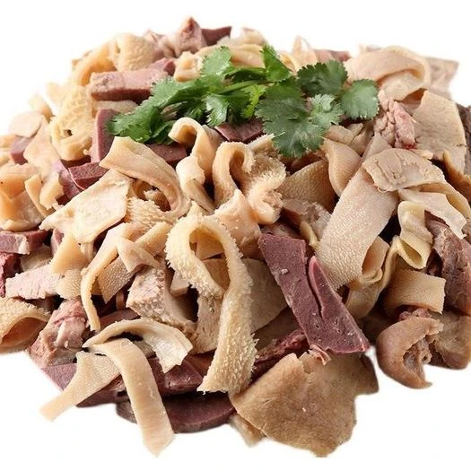 正宗无肝无皮肉质无血羊杂清真新鲜批发全套羊杂碎汤肉类食用劲道