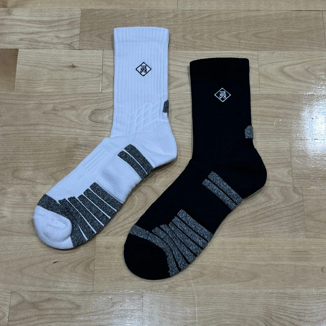 "灵钺PRO"x2 DLS原创篮球袜 阴阳组合包 黑白款