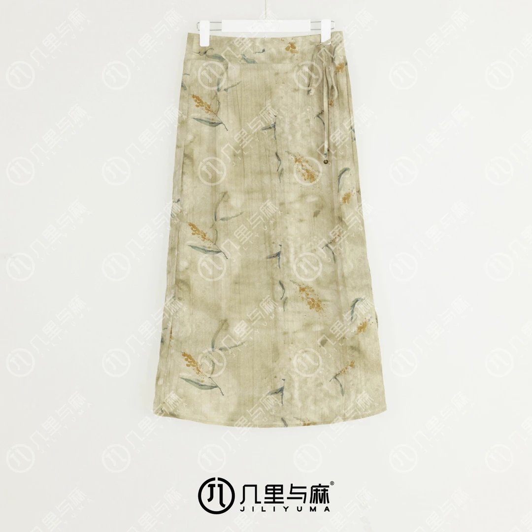 （几里）枝契-时尚百搭文艺百搭半身裙 裙长86 1073072