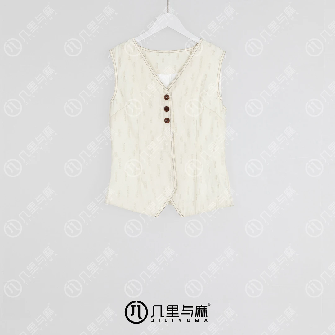 几里与麻【蝉纱】夏季清凉文艺上衣 衣长49 胸围92 1062994
